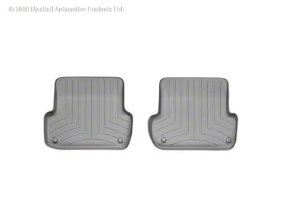 Weathertech 02-08 Audi A4/S4/RS4 Rear FloorLiner - Grey - 461942