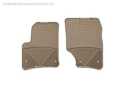 WeatherTech 03-10 Porsche Cayenne Front Rubber Mats - Tan - W46TN