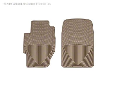 Weathertech 03 Honda Civic Hybrid Front Rubber Mats - Tan - W34TN