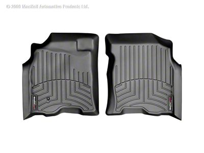 Weathertech 04-06 Toyota Tundra Double Cab Front FloorLiner - Black - 440301