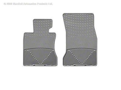 Weathertech 04-07 BMW 525i Front Rubber Mats - Grey - W62GR
