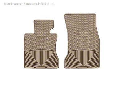 Weathertech 04-07 BMW 525i Front Rubber Mats - Tan - W62TN