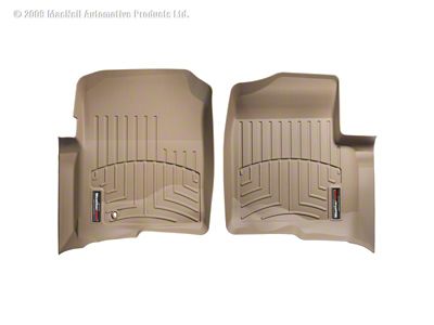 WeatherTech 04-08 Ford F150 Regular Cab Front FloorLiner - Tan - 450051