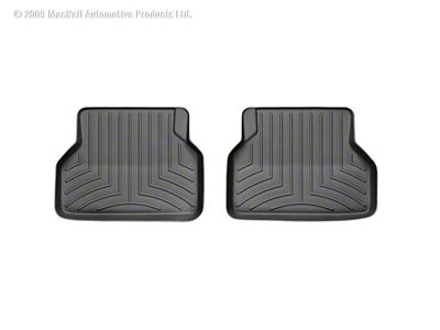 WeatherTech 04-10 BMW 5-Series (E60) Rear FloorLiner - Black - 441642