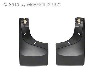 Weathertech 04-12 Ford F150 Reg/Sup/CrewCab No Drill Mudflaps - Black - 110002