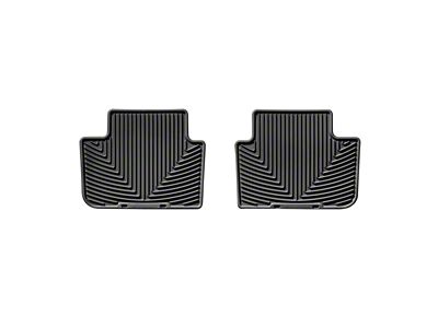 WeatherTech 04+ BMW X3 Rear Rubber Mats - Black - W146