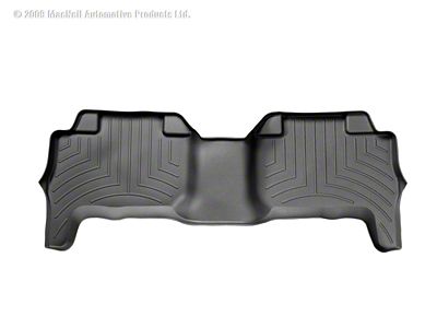 Weathertech Crew Cab Rear FloorLiner - Black (04+ GMC Canyon)