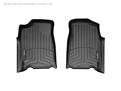 WeatherTech 04+ GMC Canyon Ext Cab Front FloorLiner - Black - 440761