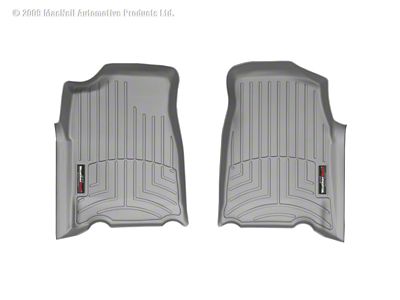 Weathertech 04+ GMC Canyon Ext Cab Front FloorLiner - Grey - 460761