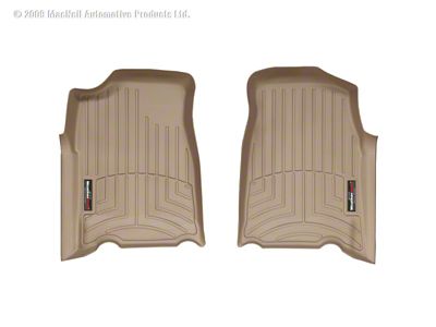Weathertech 04+ GMC Canyon Ext Cab Front FloorLiner - Tan - 450761