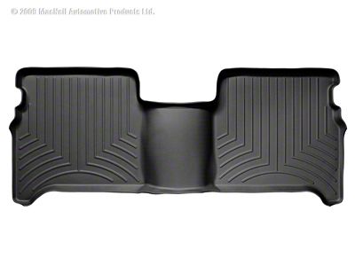 Weathertech 04+ Nissan Titan Crew Cab Rear FloorLiner - Black - 440192