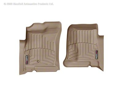 WeatherTech 05+ Dodge Dakota Club Cab Front FloorLiner - Tan - 450251