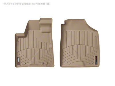 WeatherTech 05 Honda Pilot Front FloorLiner - Tan - 450221