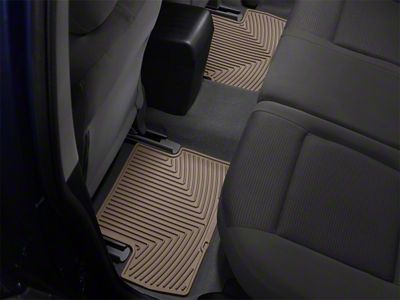 Weathertech 06-12 BMW 3-Series Coupe Rear Rubber Mats - Tan - W142TN
