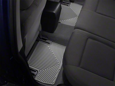 Weathertech 06-12 BMW 3-Series Rear Rubber Mats - Grey - W141GR