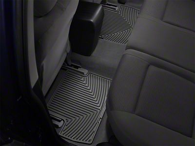 Weathertech 06-13 Lexus IS Rear Rubber Mats - Black - W200