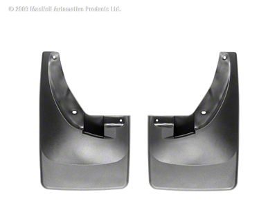 WeatherTech 06+ Dodge Ram Duallie No Drill Mudflaps - Black - 110007