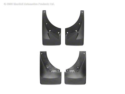 Weathertech 07-08 Chevrolet Suburban No Drill Mudflaps - Black - 110008-120004