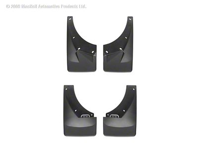 WeatherTech 07-08 Chevrolet Tahoe No Drill Mudflaps - Black - 110008-120015