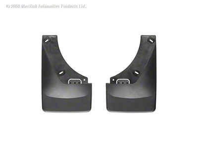 WeatherTech 07-13 Cadillac Escalade No Drill Mudflaps - Black - 120012