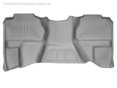 Weathertech 07-13 Chevrolet Silverado Extended Cab Rear FloorLiner - Grey - 460669
