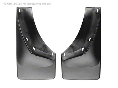 Weathertech 07-13 Chevrolet Silverado No Drill Mudflaps - Black - 110010