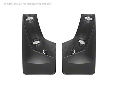 WeatherTech 07-13 Chevrolet Silverado No Drill Mudflaps - Black - 120010