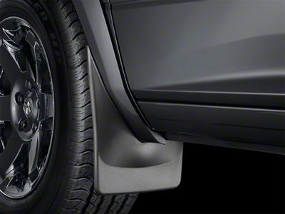 Weathertech 07-13 GMC Sierra No Drill Mudflaps - Black - 110011