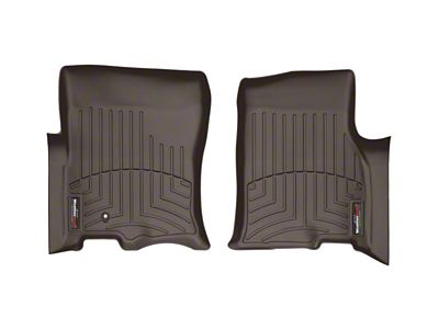 Weathertech 07-14 Ford Expedition Front FloorLiners - Cocoa - 471071