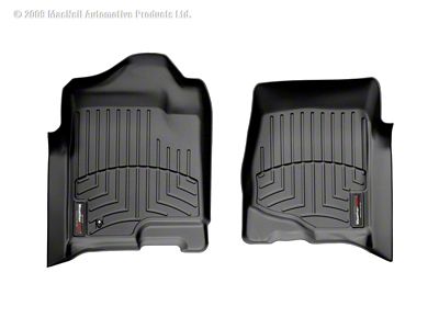 Weathertech 07+ Chevrolet Avalanche Front FloorLiner - Black - 440661