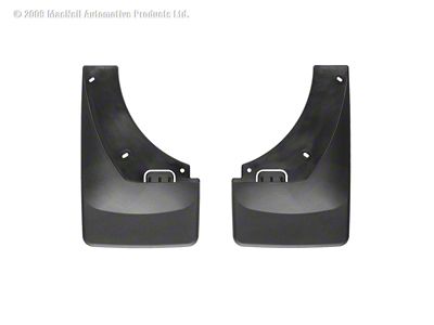 WeatherTech 07+ Chevrolet Avalanche No Drill Mudflaps - Black - 120016