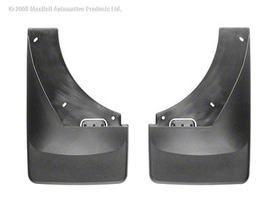 WeatherTech 07+ Chevrolet Suburban No Drill Mudflaps - Black - 120004