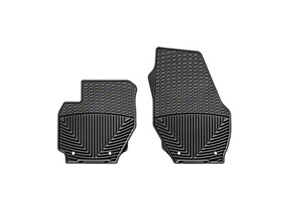WeatherTech 07+ Volvo S80 Front Rubber Mats - Black - W169