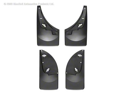 Weathertech 08-10 Ford F250/F350/F450/F550 No Drill Mudflaps - Black - 110009-120001