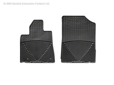 WeatherTech 08-11 Toyota Sequoia Front Rubber Mats - Black - W76