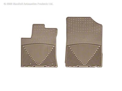 WeatherTech 09+ Pontiac Vibe Front Rubber Mats - Tan - W96TN
