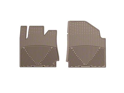 Weathertech 10+ Cadillac SRX Front Rubber Mats - Tan - W191TN