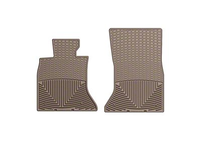WeatherTech 11+ BMW 5-Series (F10) Front Rubber Mats - Tan - W204TN