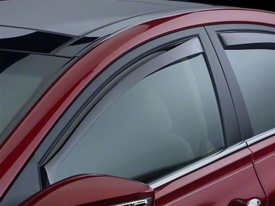 Weathertech 11+ BMW 5-Series Front Side Window Deflectors - Dark - 80540