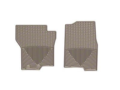 WeatherTech 11+ Ford Expedition Front Rubber Mats - Tan - W241TN