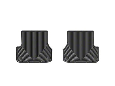 WeatherTech 12+ Audi A6/S6 Rear Rubber Mats - Black - W301