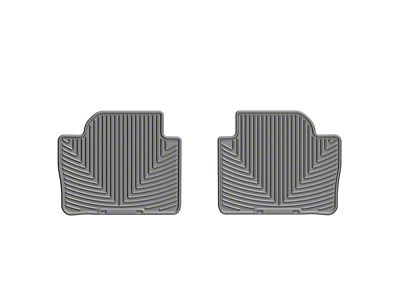 WeatherTech 12+ BMW 3-Series (F30) Rear Rubber Mats - Grey - W268GR