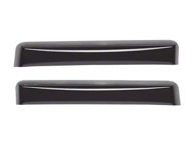 Weathertech 12+ BMW 3-Series Rear Side Window Deflectors - Dark - 81706