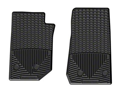 Weathertech 14-15 Jeep Wrangler Front Rubber Floor Mats - Black - W321