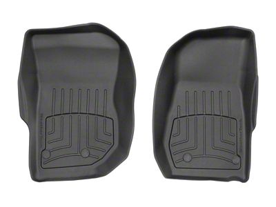 Weathertech 14-17 Jeep Wrangler Front FloorLiner - Black - 445731IM