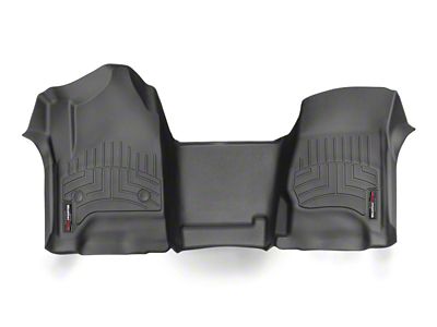 WeatherTech 14+ Chevrolet Silverado Front FloorLiner - Black - 445431