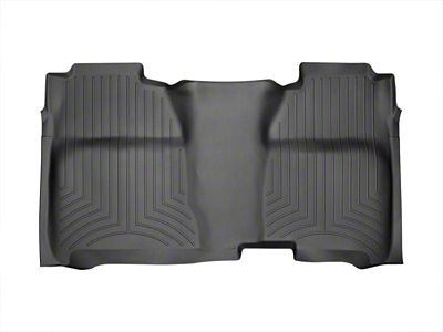 WeatherTech 14+ Chevrolet Silverado Rear FloorLiner - Black - 445422