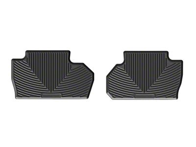 WeatherTech 14+ Chevrolet Silverado Rear Rubber Mats - Black - W310