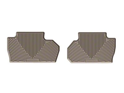 WeatherTech 14+ Chevrolet Silverado Rear Rubber Mats - Tan - W310TN