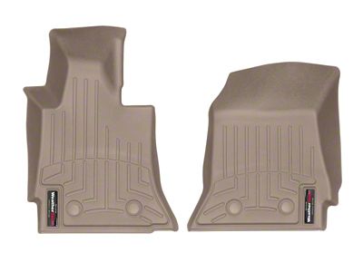 Weathertech 14+ Chevy Corvette Front FloorLiner - Tan - 455891